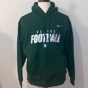 5/$50 Nike Green Venice Florida Football Hoodie Size XL